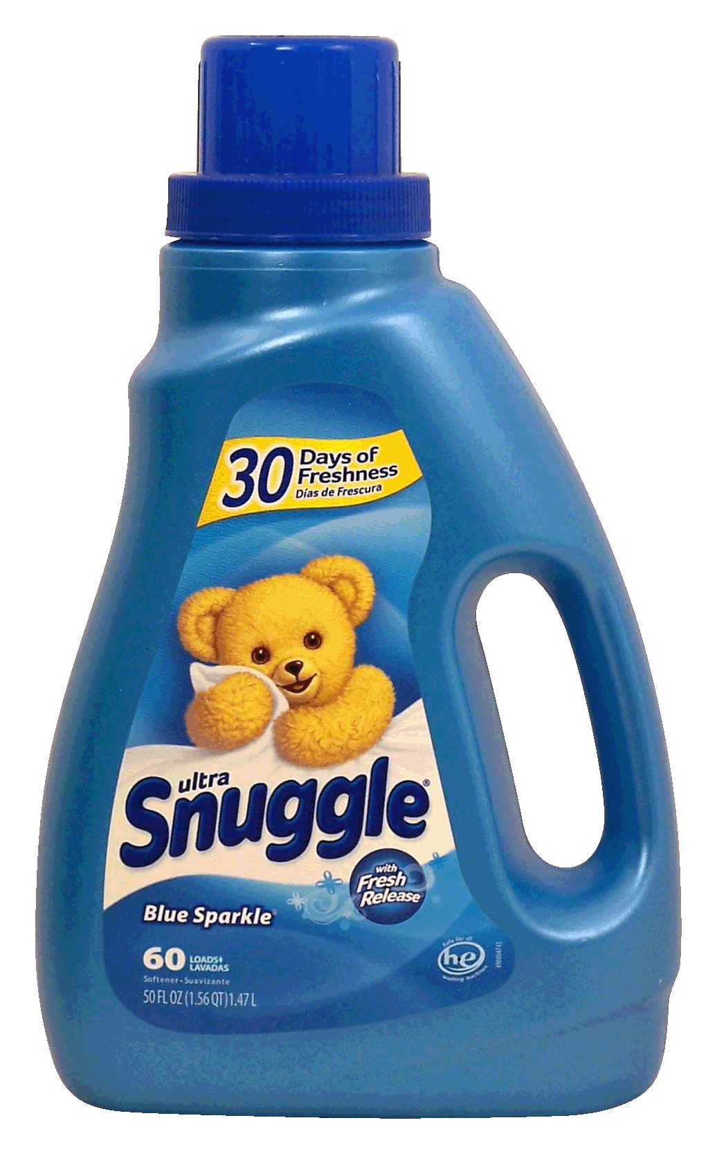 Snuggle Ultra fabric softener with fresh release, 60 loads, blue sparkle scent Full-Size Picture